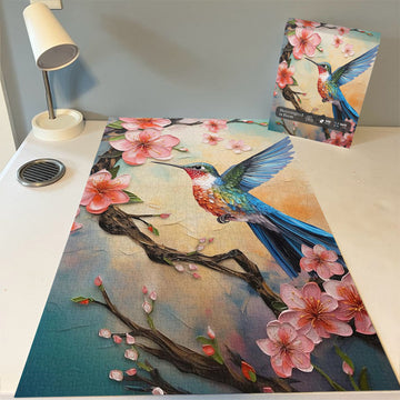 Kolibri in Bloom Puzzle 1000 Teile